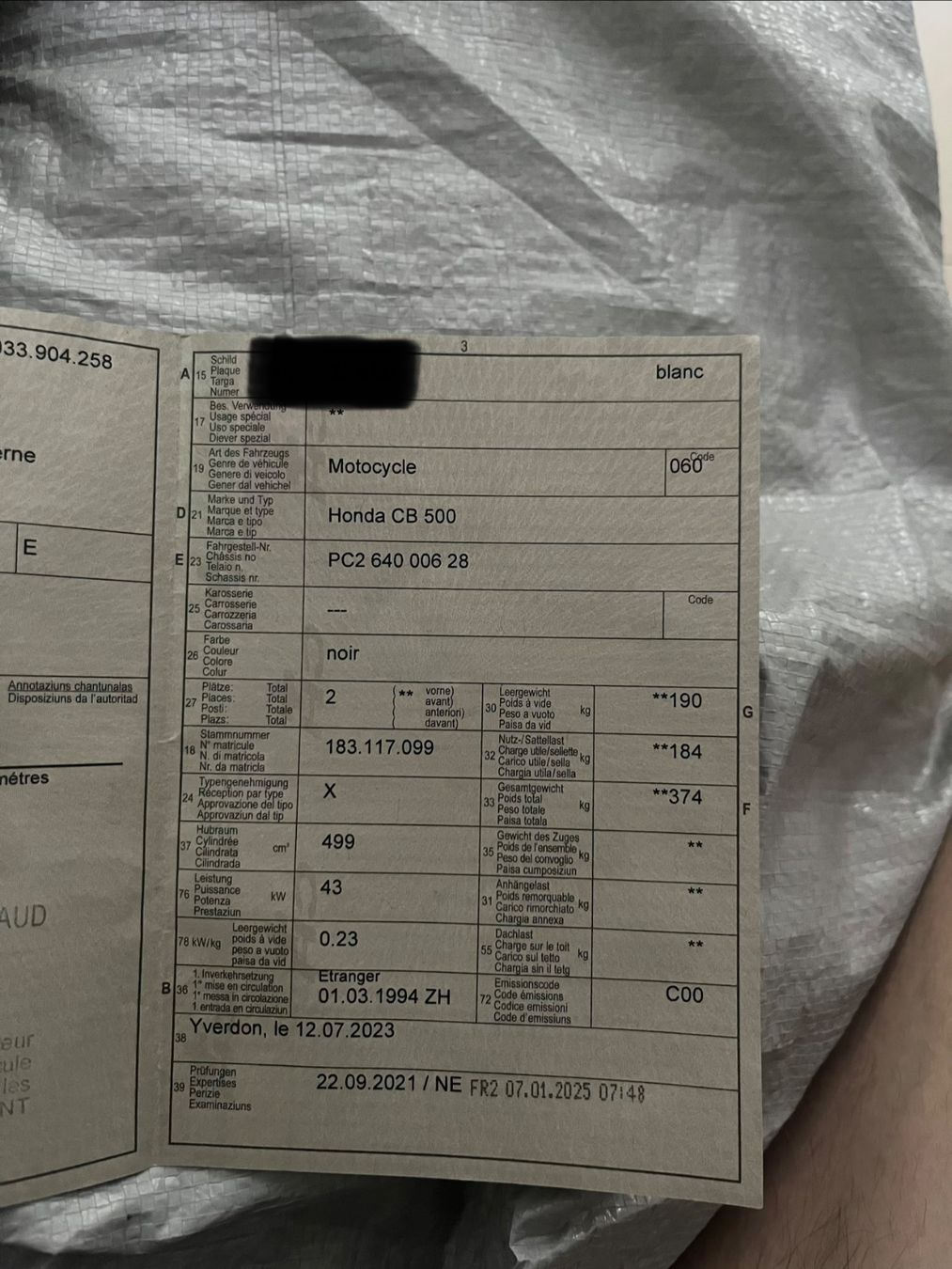 Honda Strasse: Honda CB 500 – Gebraucht aus Chavannes-Renens von tim_8669 4