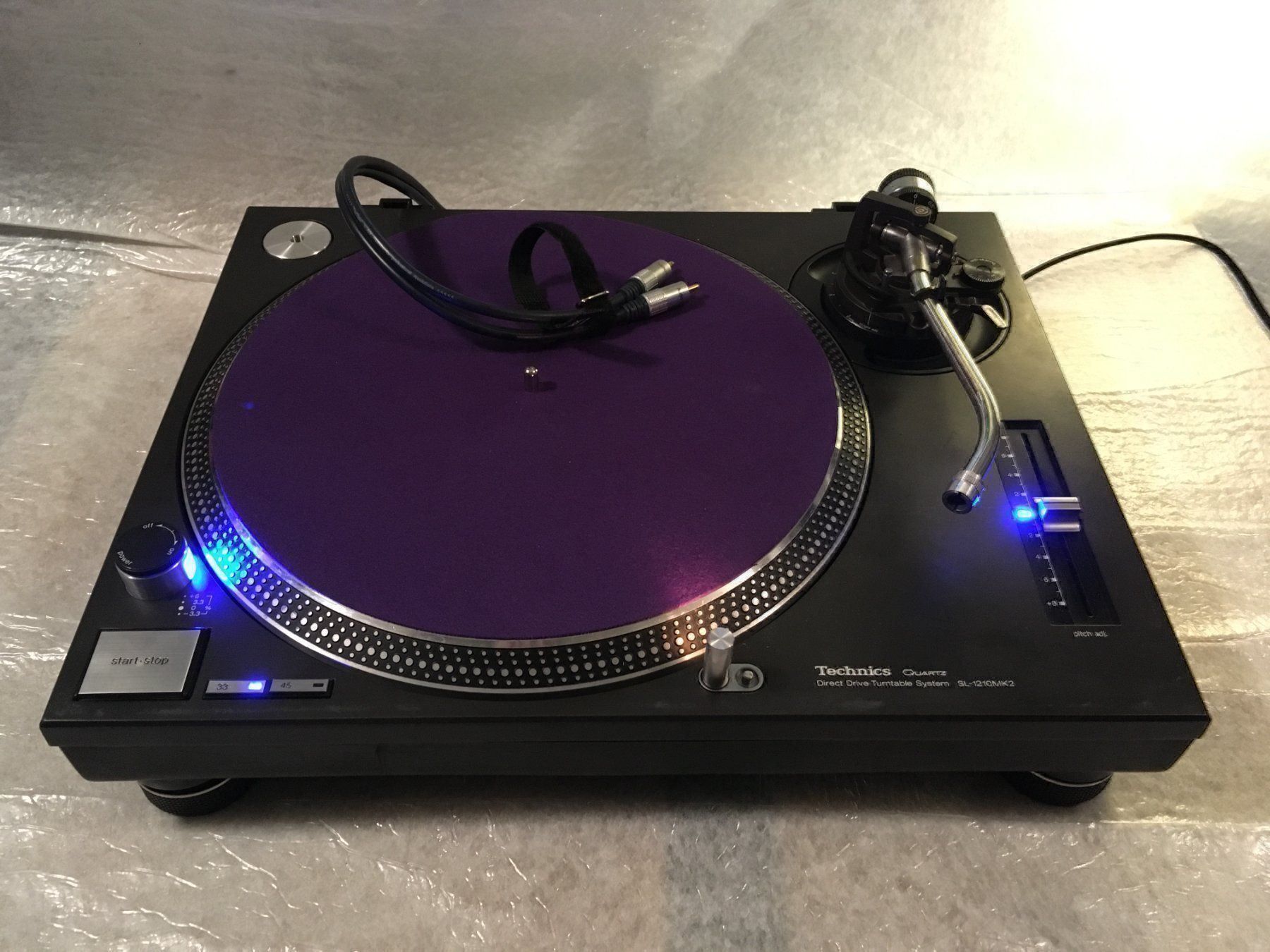 Technics Giradischi: Technics SL1200 1210 Led Umbausatz Blau – Nuovo e nell'imballaggio originale da Basel venduto da Ragazinc 1