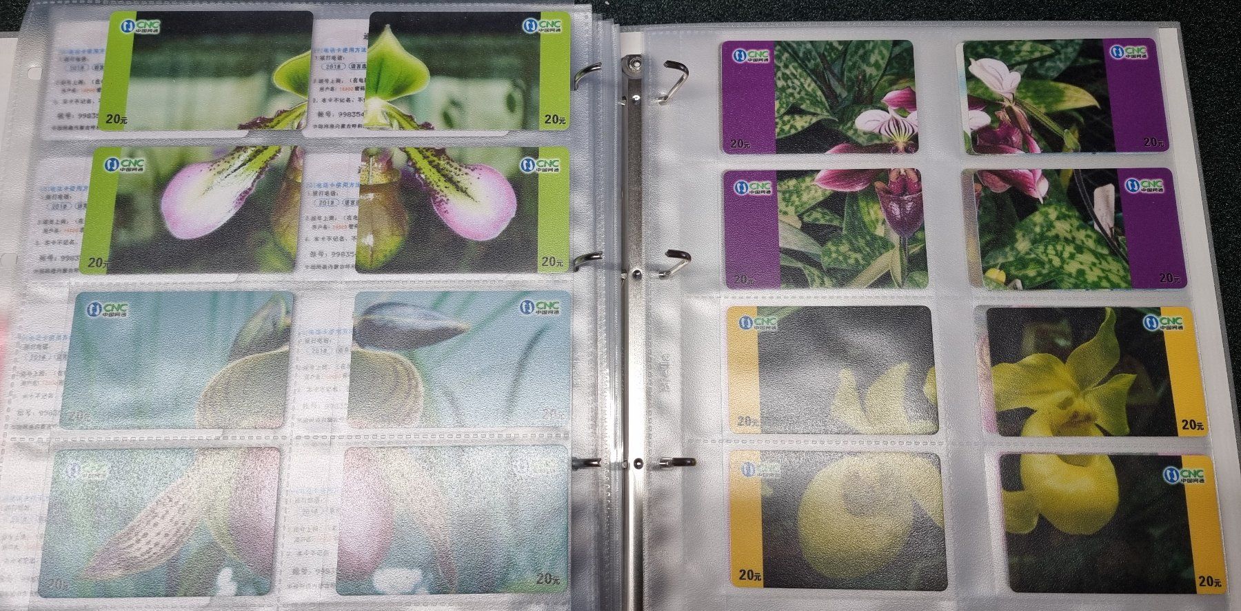 Album: Album 2 silber Telefonkarten Orchideen – Usato da Lostorf venduto da Dalbi 8