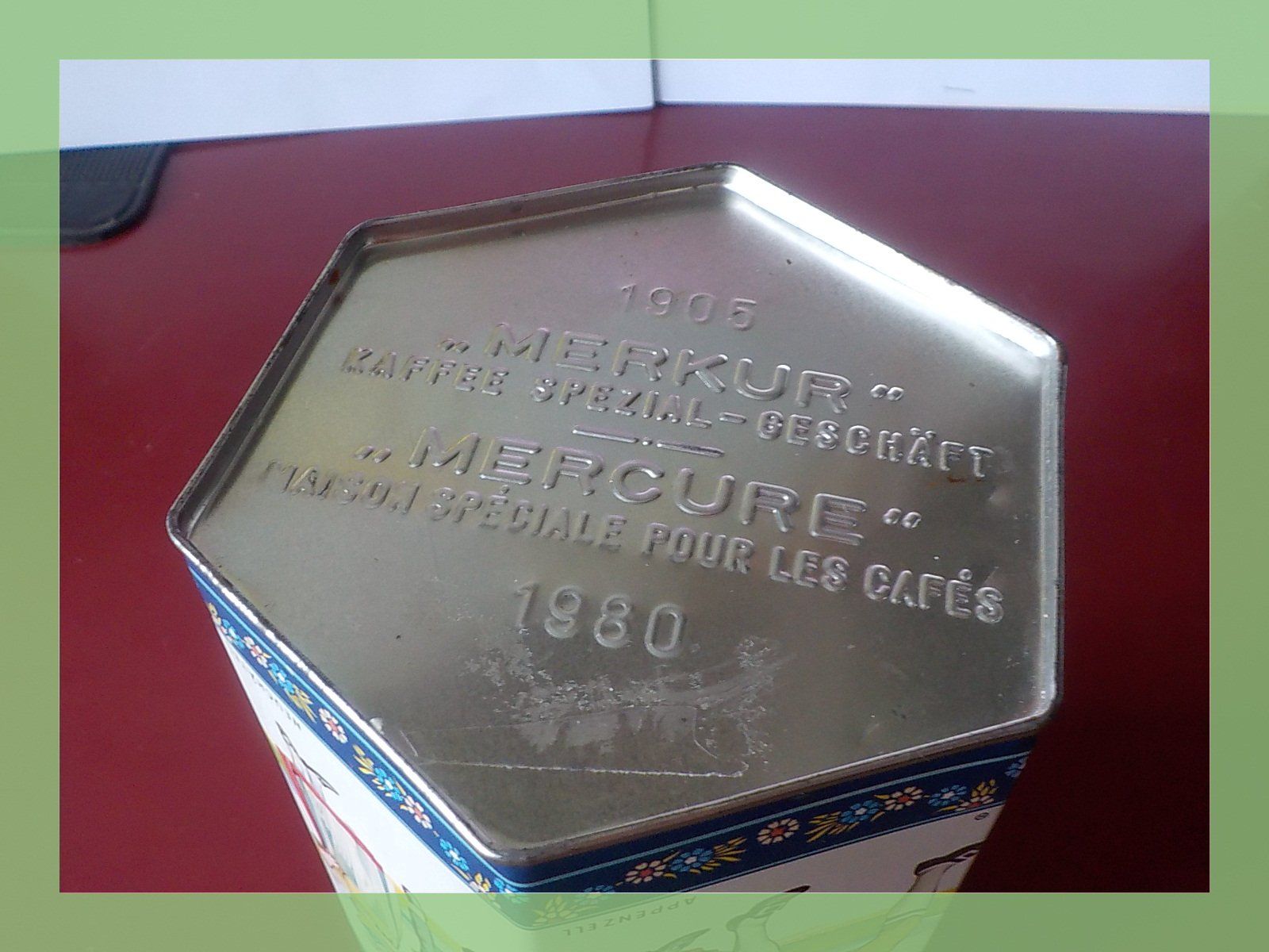 Zuccheriere: Original Jubiläums-Blechdose  Merkur Kaffee – Usato da Bülach venduto da Freieck 4