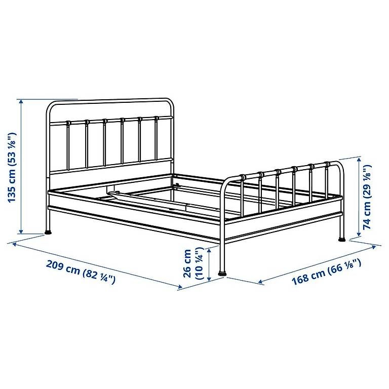 Ikea Lits: STJÄRNÖ Bettgestell, anthrazit, 160x200 cm – D'occasion à Zürich par Ocean89 3