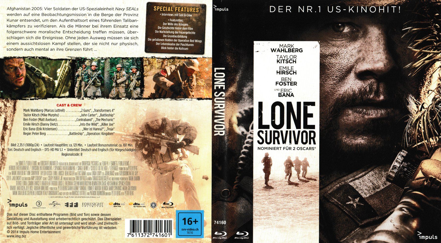 Alle DVDs: Blu-Ray - Lone Survivor – Gebraucht aus Langnau am Albis von MediaRescuerKeLoX