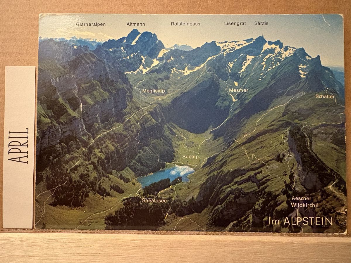 Cartes postales: AK von im Alpstein – D'occasion à Rümlang par Kartenpost1