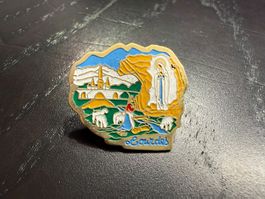 Lourdes Pin/Anstecker, Vintage, Souvenir!