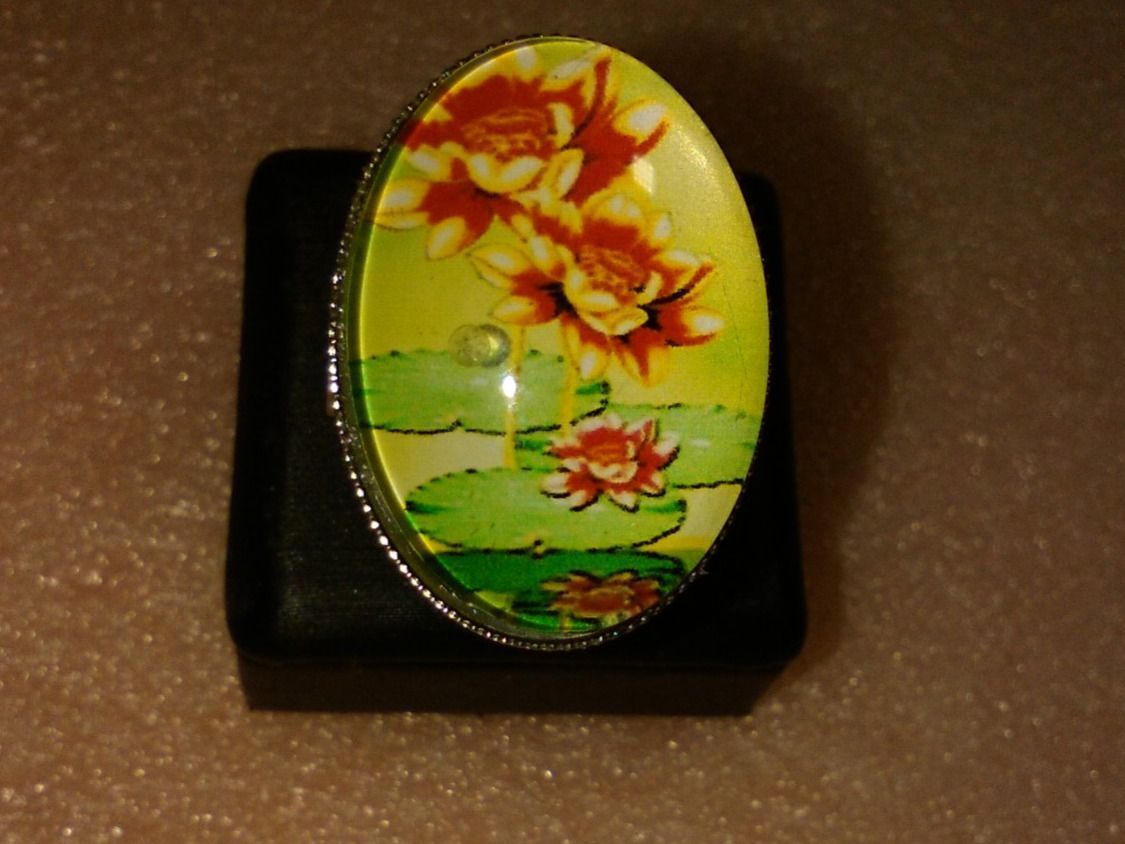 Bagues: RING EDELSTHAL MIT BLUMEN,,NICKELFREI – Neuf (Voir description) à Basel par bijoutrie_4 2