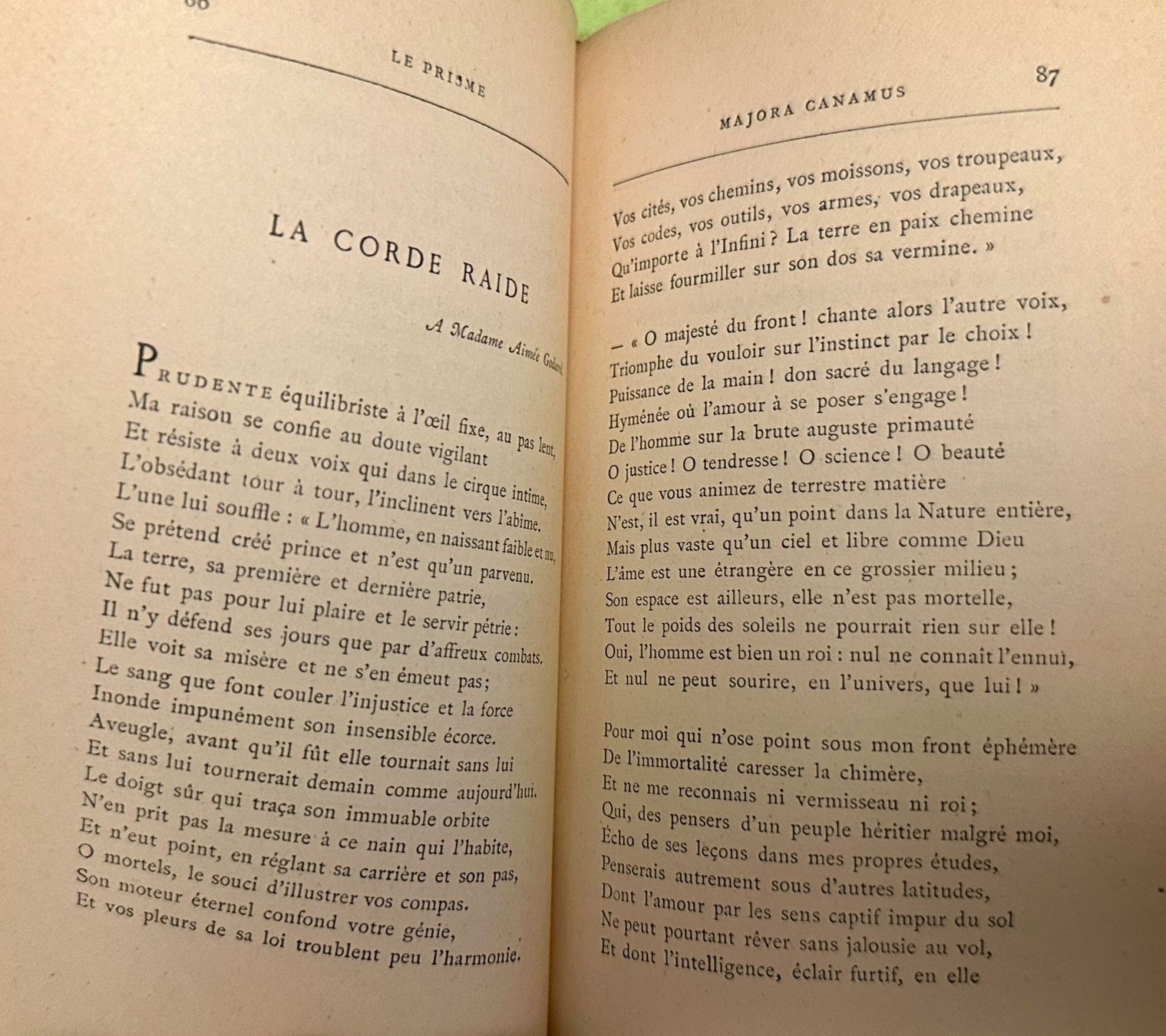 Libri: Sully Prudhomme: Poésies. – Usato da Zürich venduto da allp 5