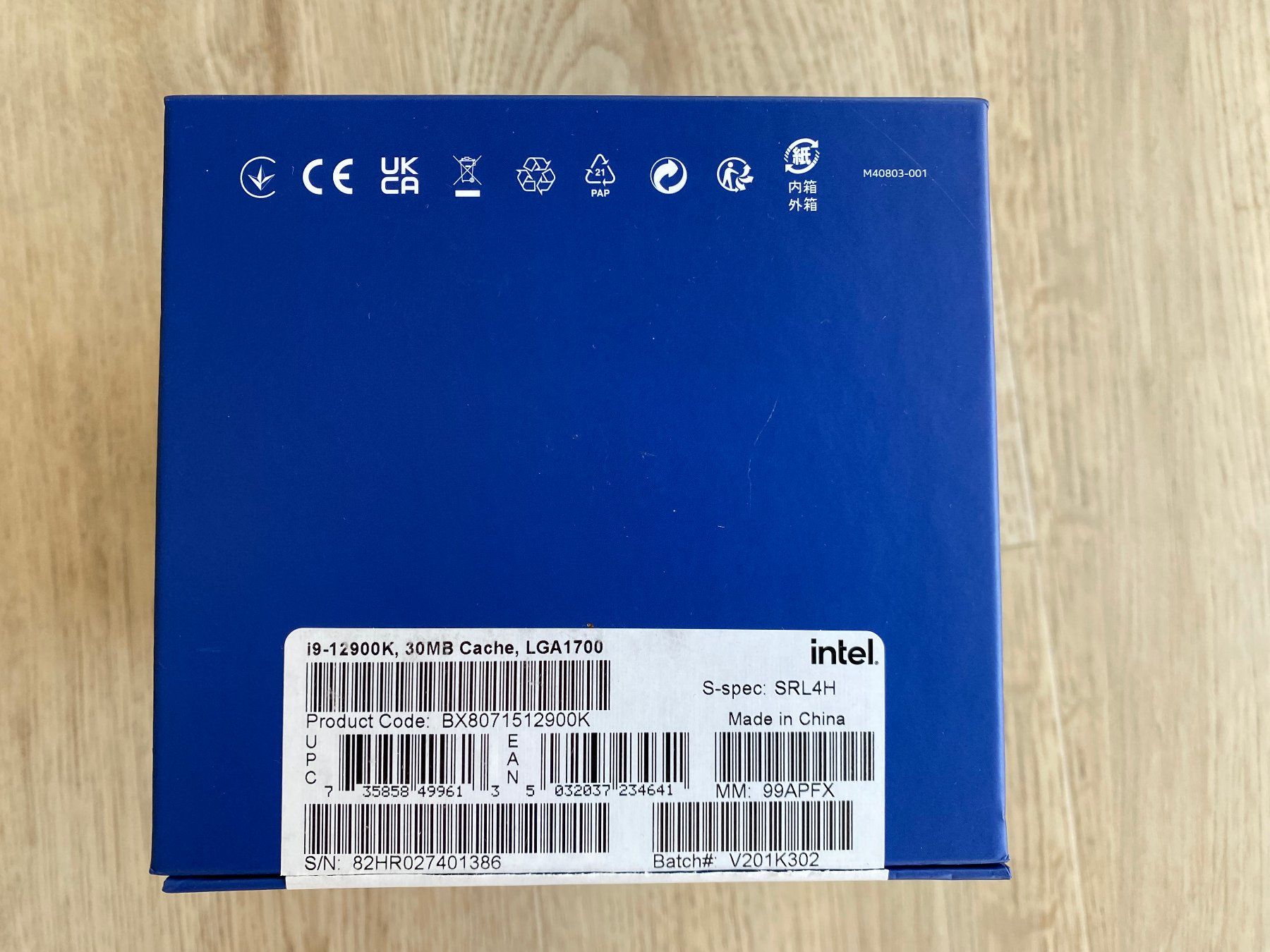 Intel Componenti elettronici: Intel Core i9-12900K 16-Core CPU LGA1700 5.2GHz Boxed – Usato da Wetzikon ZH venduto da BackToRetro 2