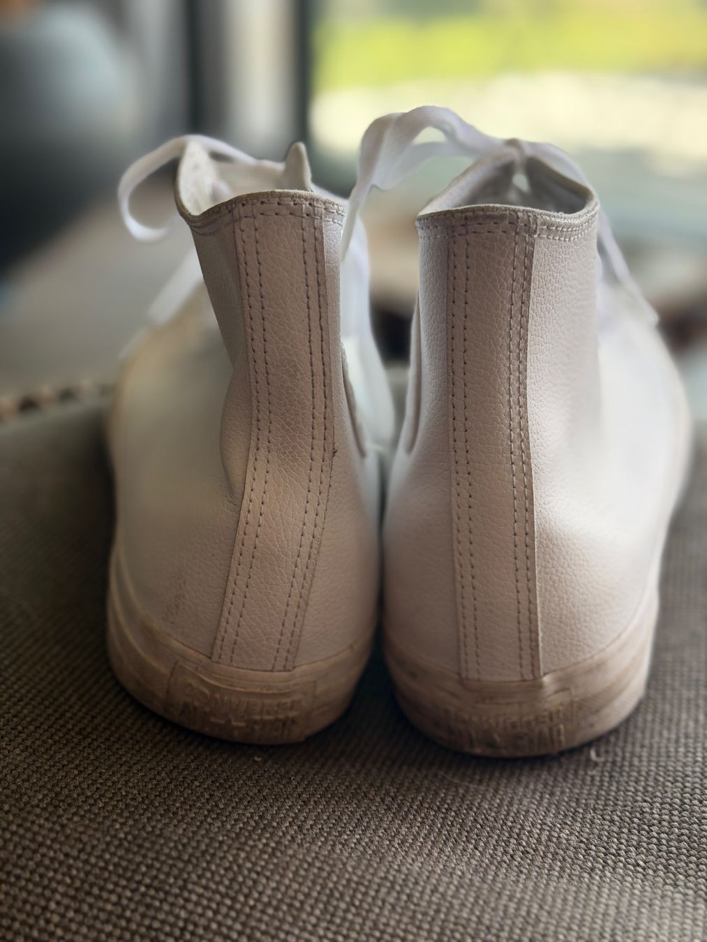 Converse Scarpe da uomo: Converse Schuhe weiss Leder Grösse 44 – Usato da Küsnacht ZH venduto da Icon21 5