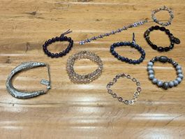 MODESCHMUCK, Armkettchen im 10er SET