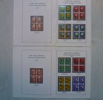 Sammlung 4er Blöcke Pro Juventute 1958 + 1959 Postfrisch