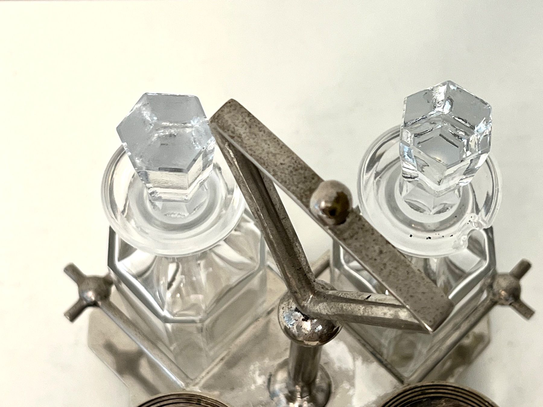 Altro in Stoviglie & Bicchieri: MAPPIN & WEBB Antike Menage Gewürzständer versilbert c. 1900 – Usato da Zürich venduto da Arche_Brockenhaus 4