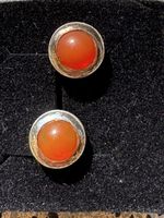 Ohrstecker feuer opal silber