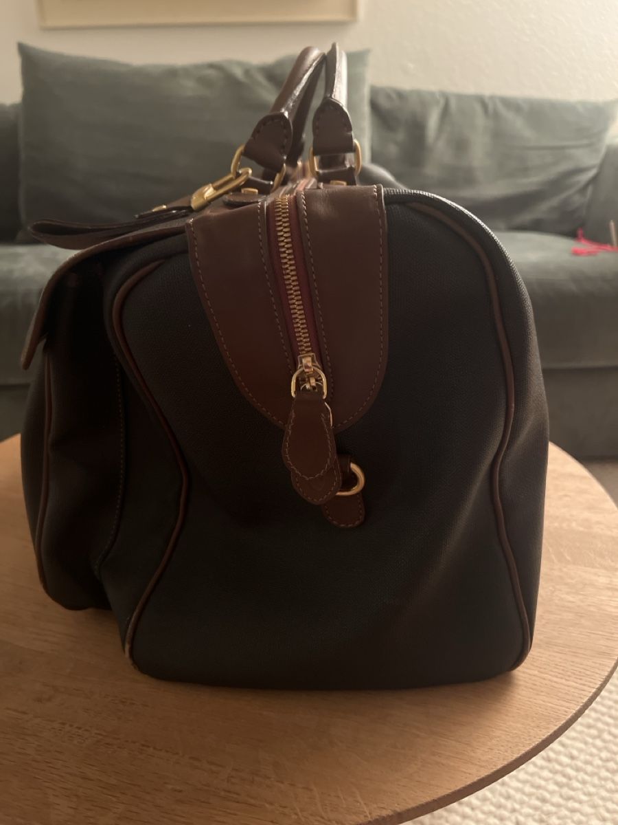 Dunhill Borse: Dunhill Weekender grün – Usato da Zürich venduto da nabisco 5