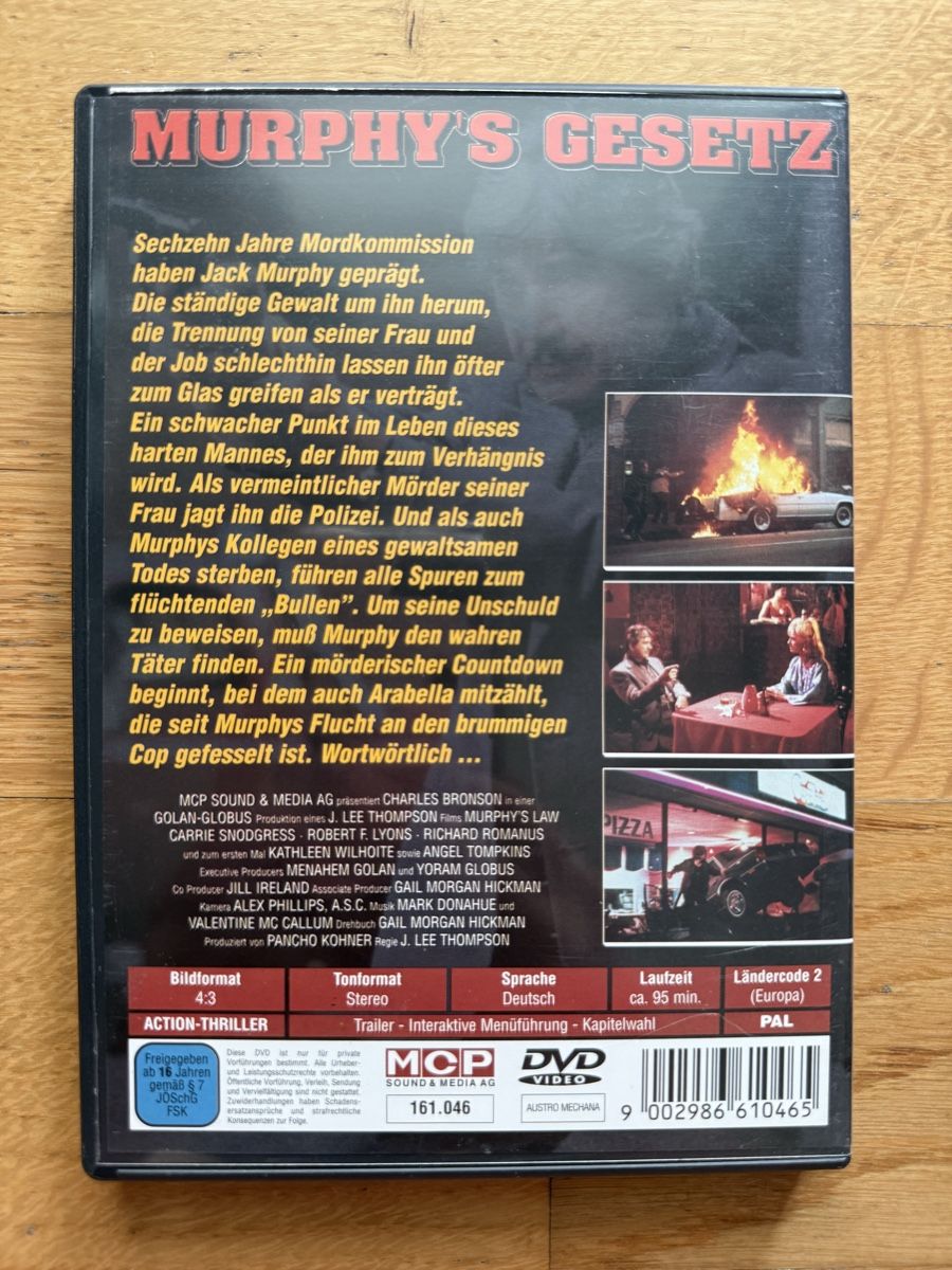 Tutti i DVDs: Murphys Gesetz (1986) - DVD – Usato da Kölliken venduto da nerdorado 1