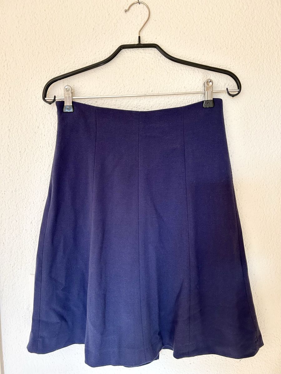 Zara Gonne: Zara Basic Rock, Grösse XS, dunkelblau/violett. – Usato da Stäfa venduto da yumai1 2