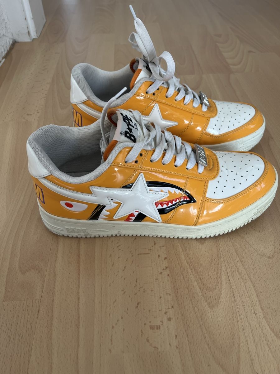 Bape Scarpe da uomo: Baskets BAPE STA orange et blanches - Taille 42 comme neuf – Usato da Vufflens-la-Ville venduto da lor_m7td 1