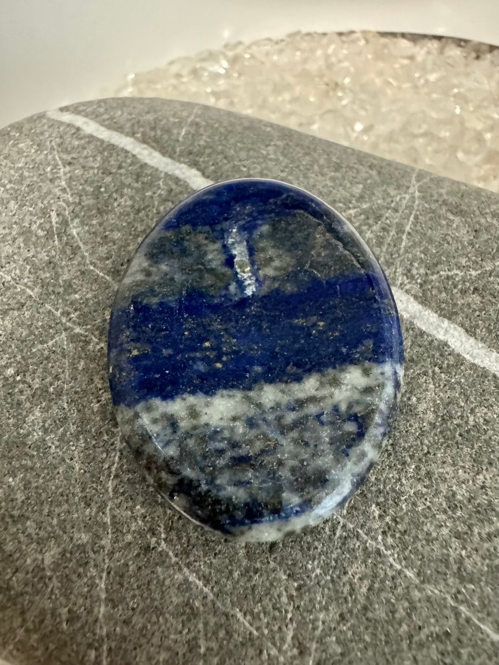 Edelsteine: Daumenstein Lapislazuli – Neu (gemäss Beschreibung) aus Biberist von Steine 1