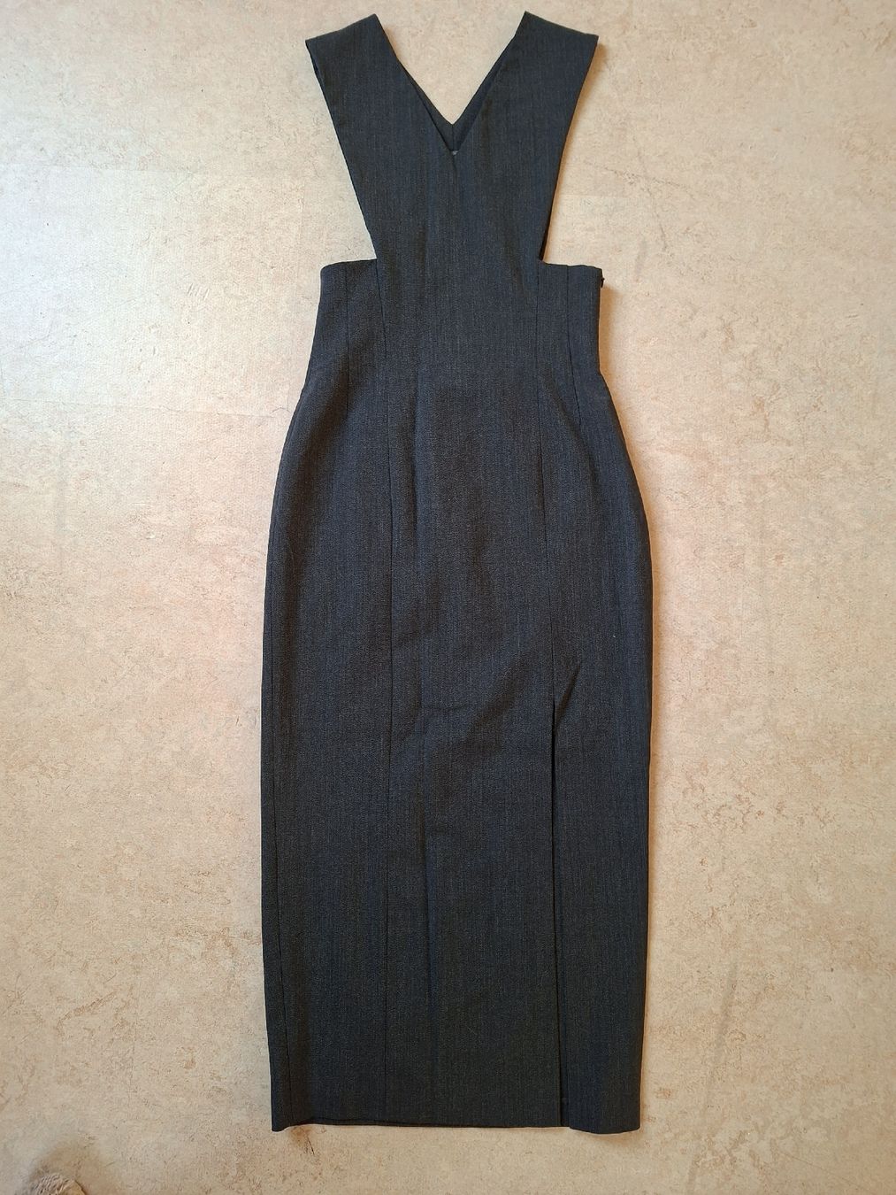 Vestiti: Hirsch Stretch Kleid, Bleistiftrock, Grau, ca. Grösse 36/38 – Usato da Klingnau venduto da vollmond36 4
