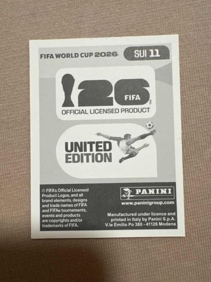Panini Carte collezionabili: FIFA WM 26, SUI 11, Panini Sticker – Nuovo (secondo la descrizione) da Effretikon venduto da jas_92ls 1