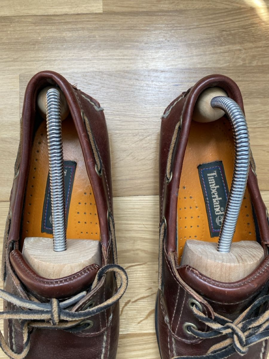 Timberland Scarpe da uomo: Timberland Bootsschuhe Braun Leder Größe 7W – Usato da Zürich venduto da adr_c5lp 2