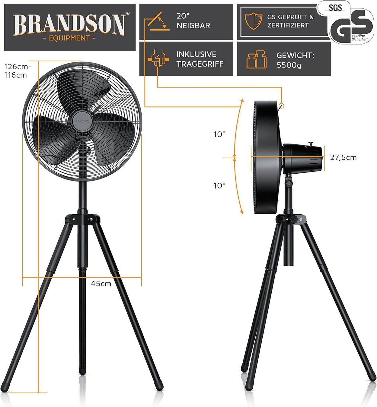 Ventilatoren: Standventilator, sehr stark! Schwarz, loft – Gebraucht aus Kloten von kst_j6vw 7