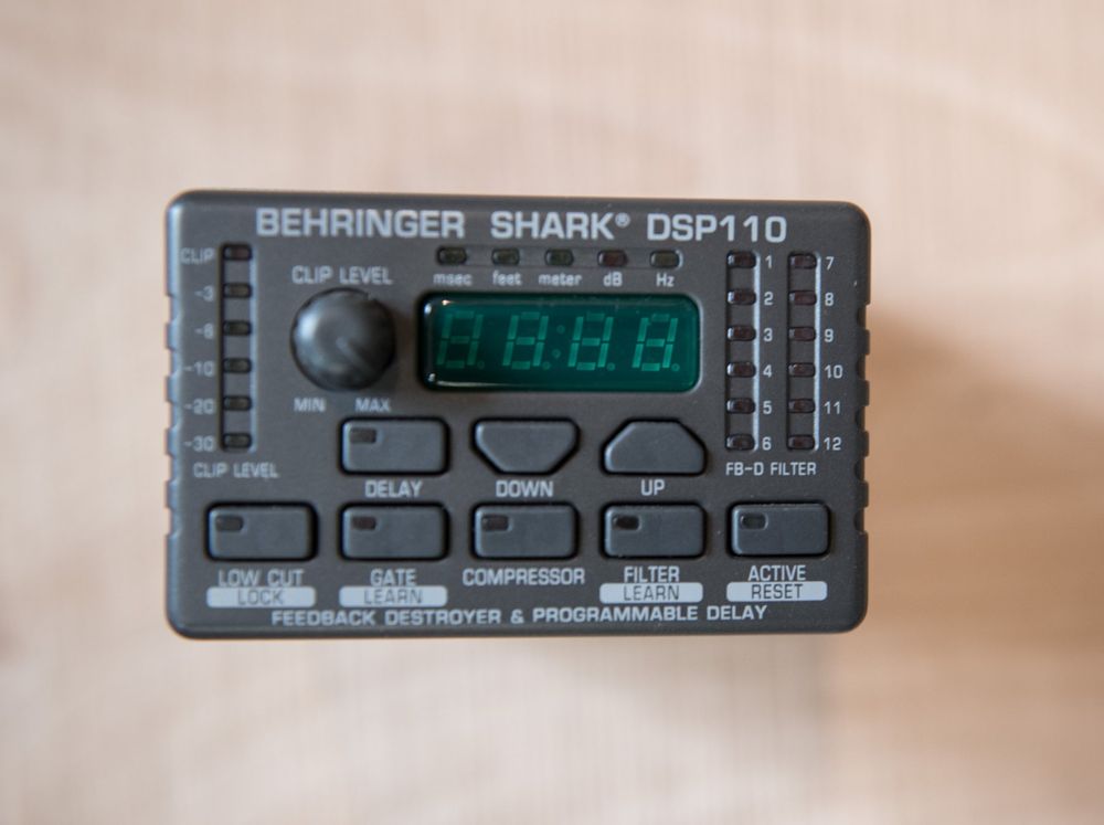 Behringer Shark DSP110 Effektgerät Top Zustand! (Gebraucht) in ...