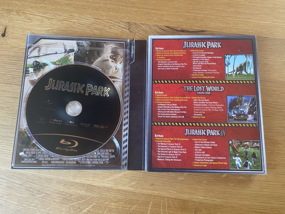 Alle DVDs: Jurassic Park Trilogie / Bluray / ENGLISCHE Version – Gebraucht aus Herzogenbuchsee von Christen3 3