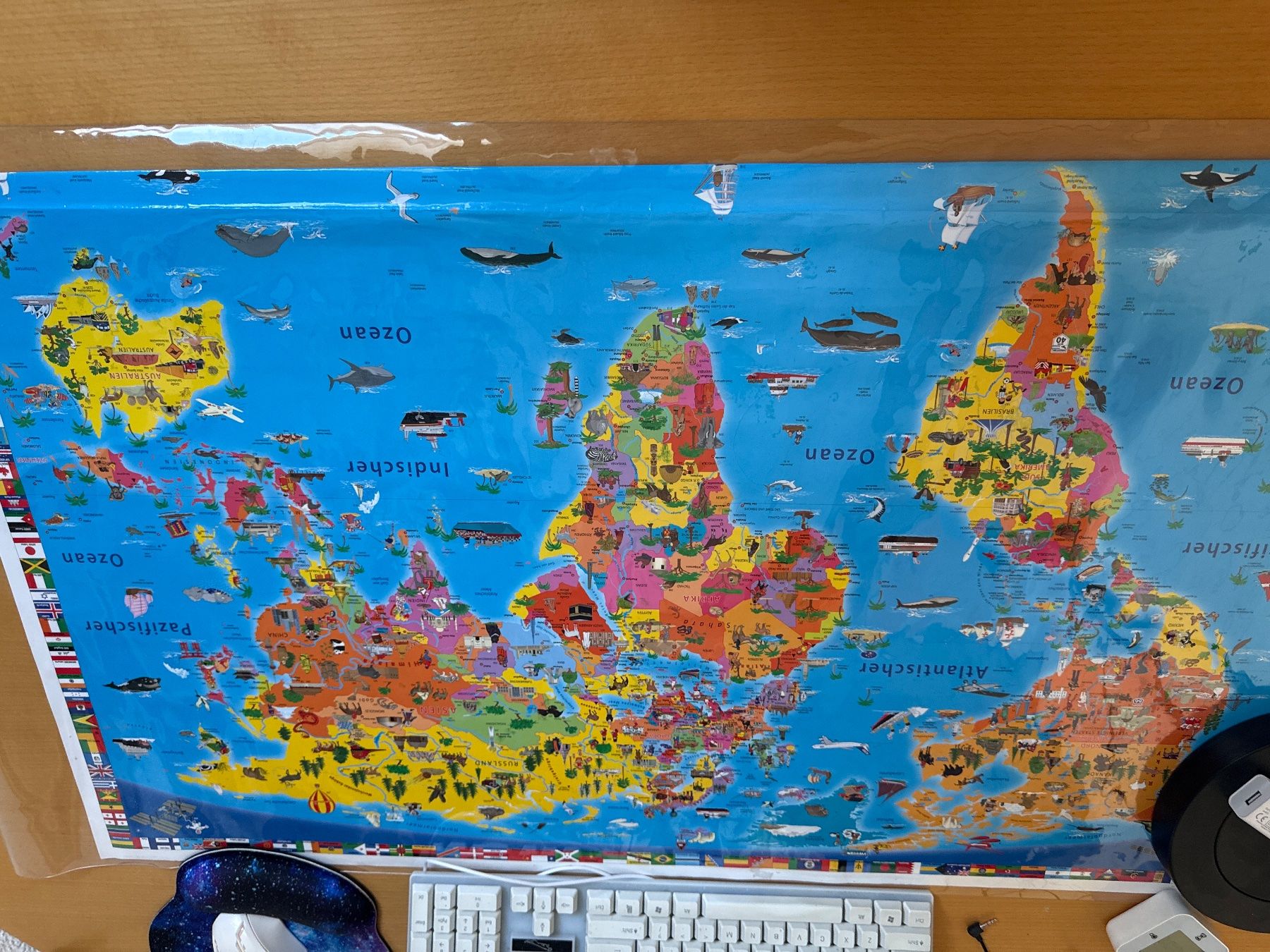 Cartine & Atlanti: World Map Puzzle with Country Flags illustrations – Nuovo (secondo la descrizione) da Riehen venduto da meg_59bg 3