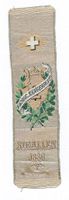 St. Gallen Sängerfest 1886 (Stoffbändel Festabzeichen) RAR!