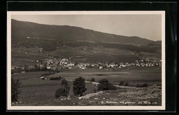 Cartoline postali: AK Malleray, Vue generale – Usato da Berlin venduto da bartko-reher