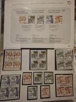 Dauermarken 1987 Sammelblatt / 4 er Blocks