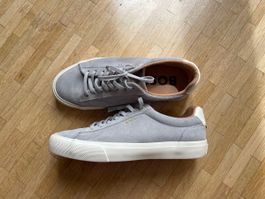 Baskets BOSS en daim gris/bleu taille 41 état top