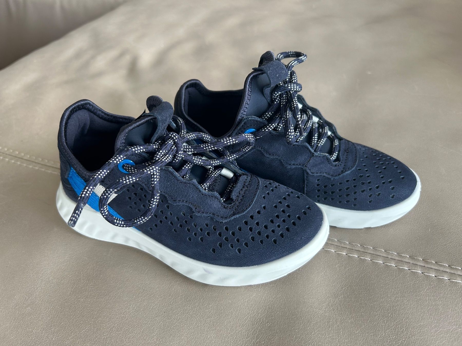 Ecco Scarpe per ragazzi: Ecco Schuhe Kinder Gr. 27 Navy Blau NEU – Nuovo e nell'imballaggio originale da Wädenswil venduto da LS777