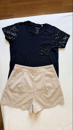 Guess Shirt Grösse S und Tailored Shorts
