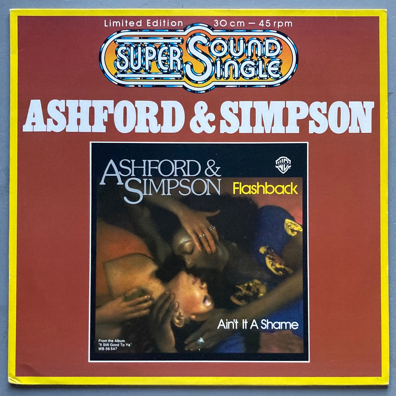 Dischi in vinile: ASHFORD & SIMPSON - FLASHBACK / AIN'T IT A SHAME – Usato da Poliez-Pittet venduto da Newtown-Records