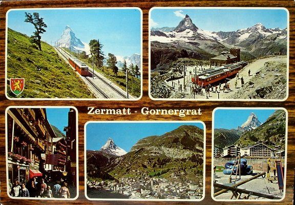 Ansichtskarten: ZERMATT Gornergrat Bahn – Gebraucht aus Jona von philajona