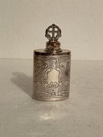 ✝️ Ancien aspersoir à eau bénite argenté
