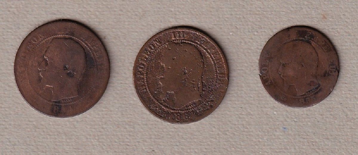 Tutti le monete: Napoléon - 3 anciennes pièces – Usato da Grandson venduto da Rogneux