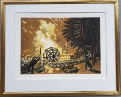 Lithographie/ Bernhard Luginbühl