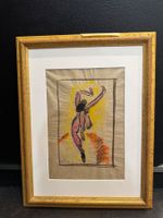 Dessin de John Torcapel - Gouache sur papier 37x25 cm