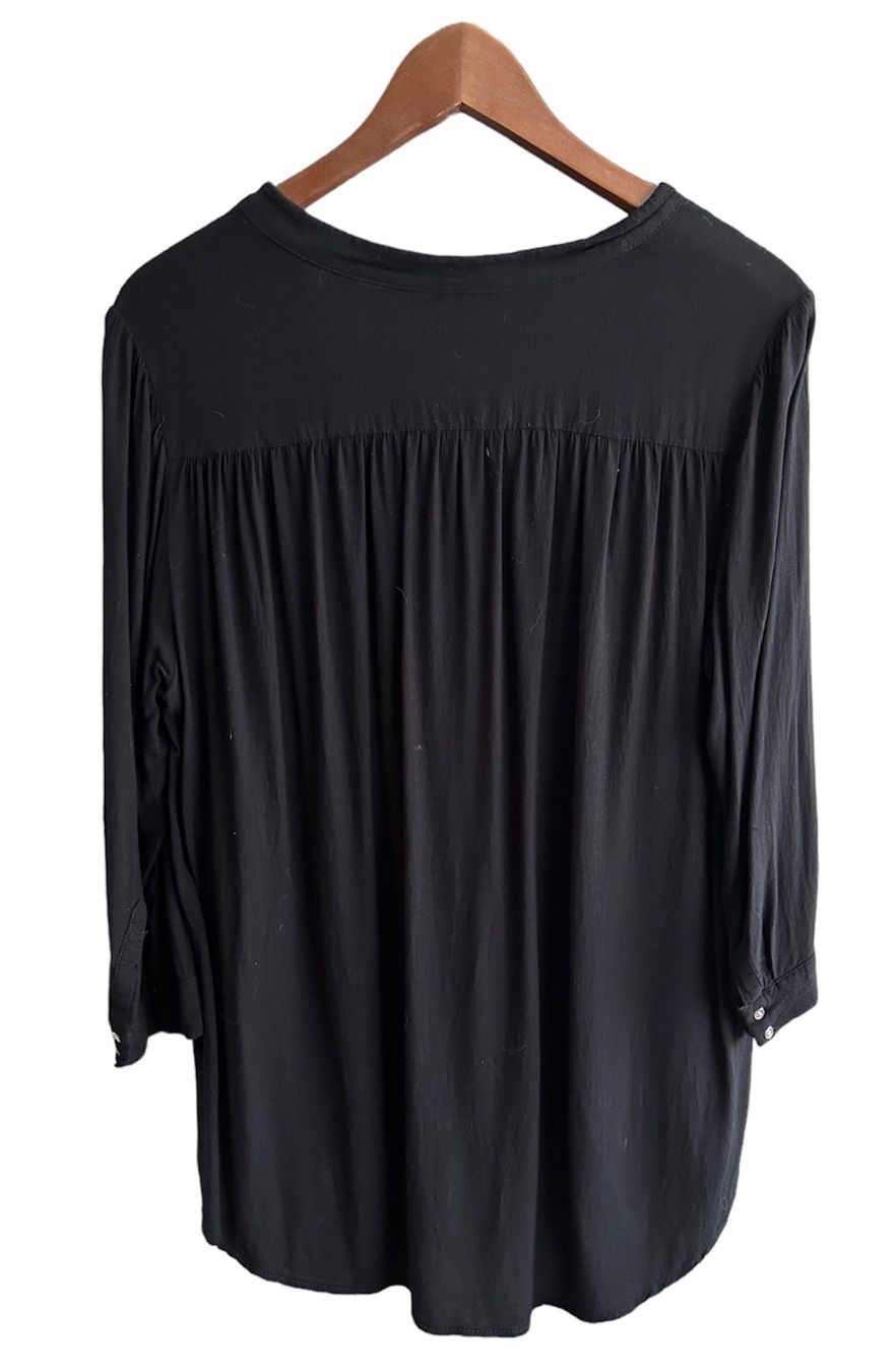 H&M Blusen: Chemisier noir manches 3/4 – Gebraucht aus Vouvry von tintin2308 1