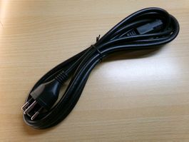 Apparatekabel schwarz ca.2,5m schwarz
