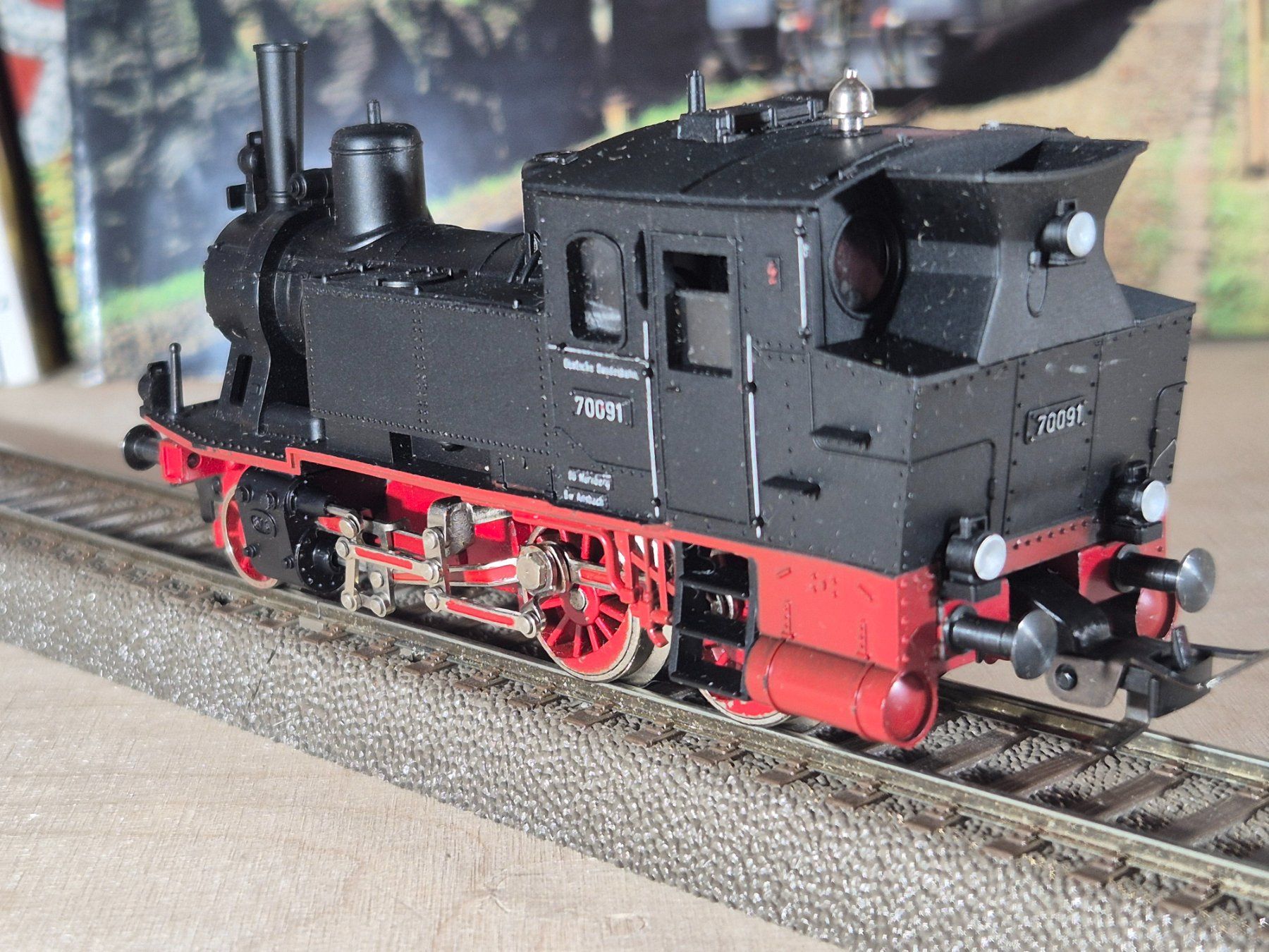 Fleischmann Modelleisenbahnen: FLEISCHMANN 1316 - DB Tanderlok 70091 - H0-DC – Gebraucht aus St-Léonard von thipif 2