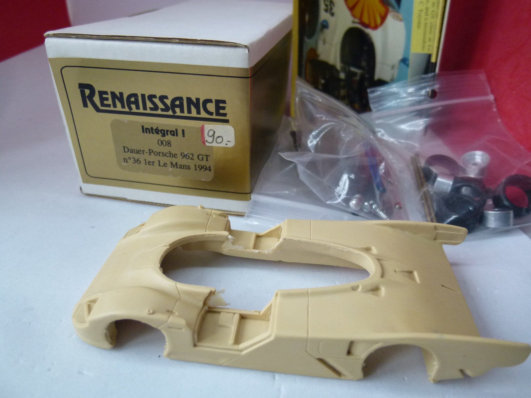 Porsche Modellautos: Bausatz Renaissance - Porsche 962GT "Dauer" - Le Mans 1994 – Gebraucht aus Reiden von mondial2