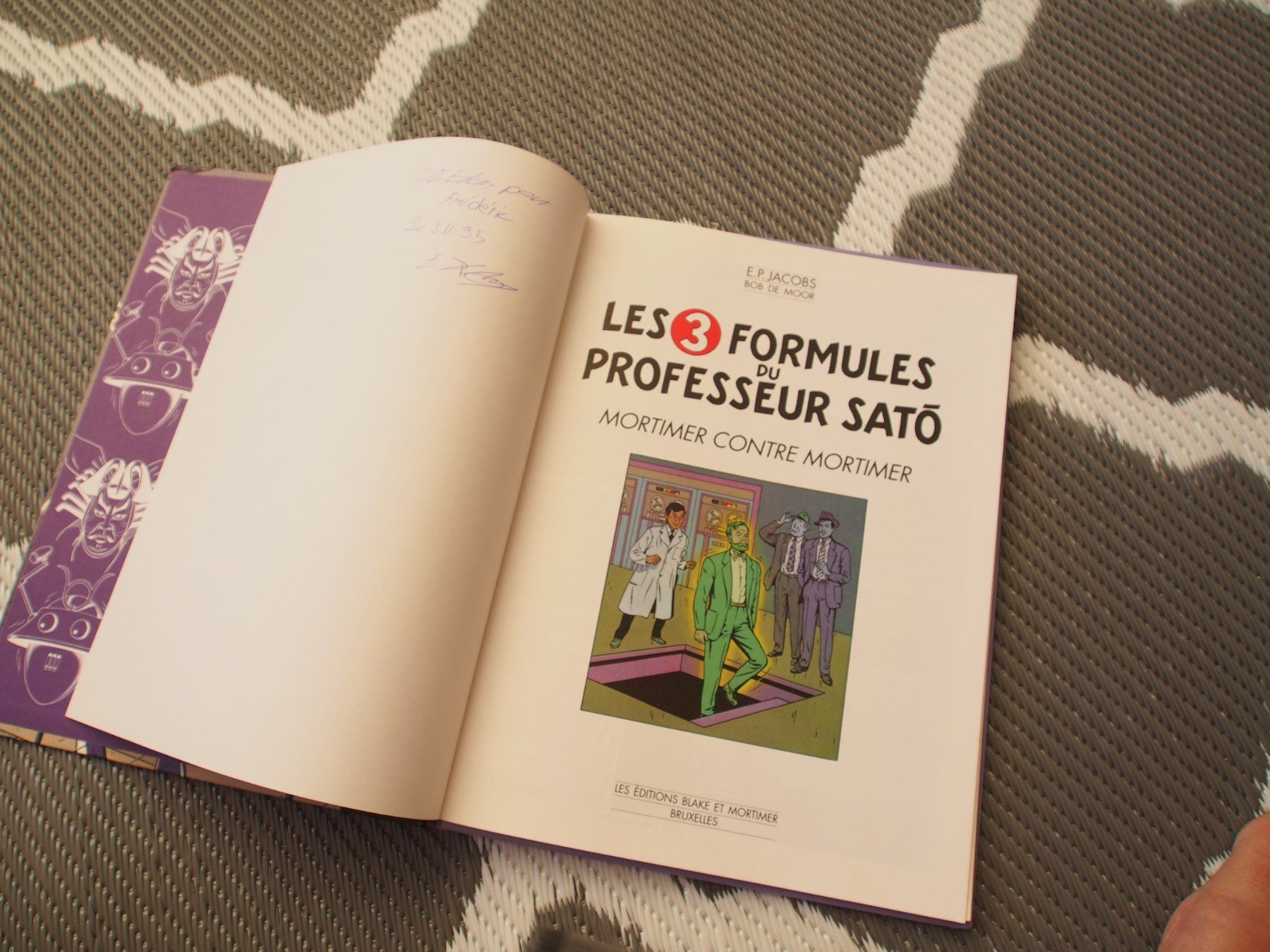 BD: black et mortimer 1990 les 3 formules du professeur sato – D'occasion à Ovronnaz par Etagne68 1