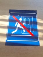 SBB Verbot Aufkleber gross