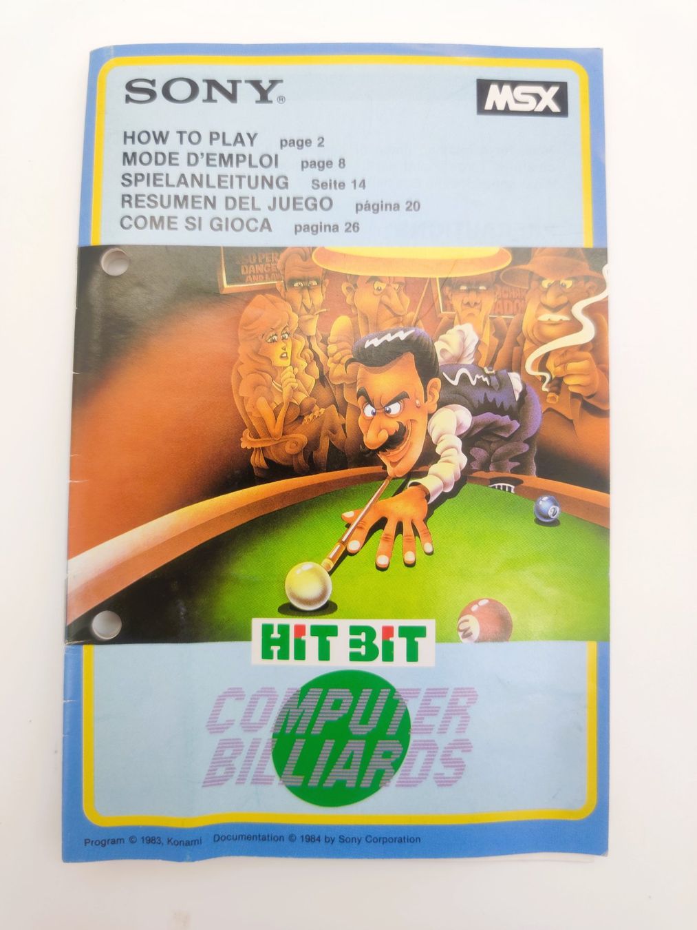 Giochi: 2x MSX Game, Soccer RC732, Computer Billiards HBS-G008C – Usato da Kreuzlingen venduto da topenergie 6