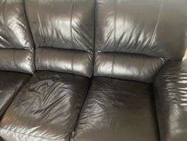 Leder Sofa 