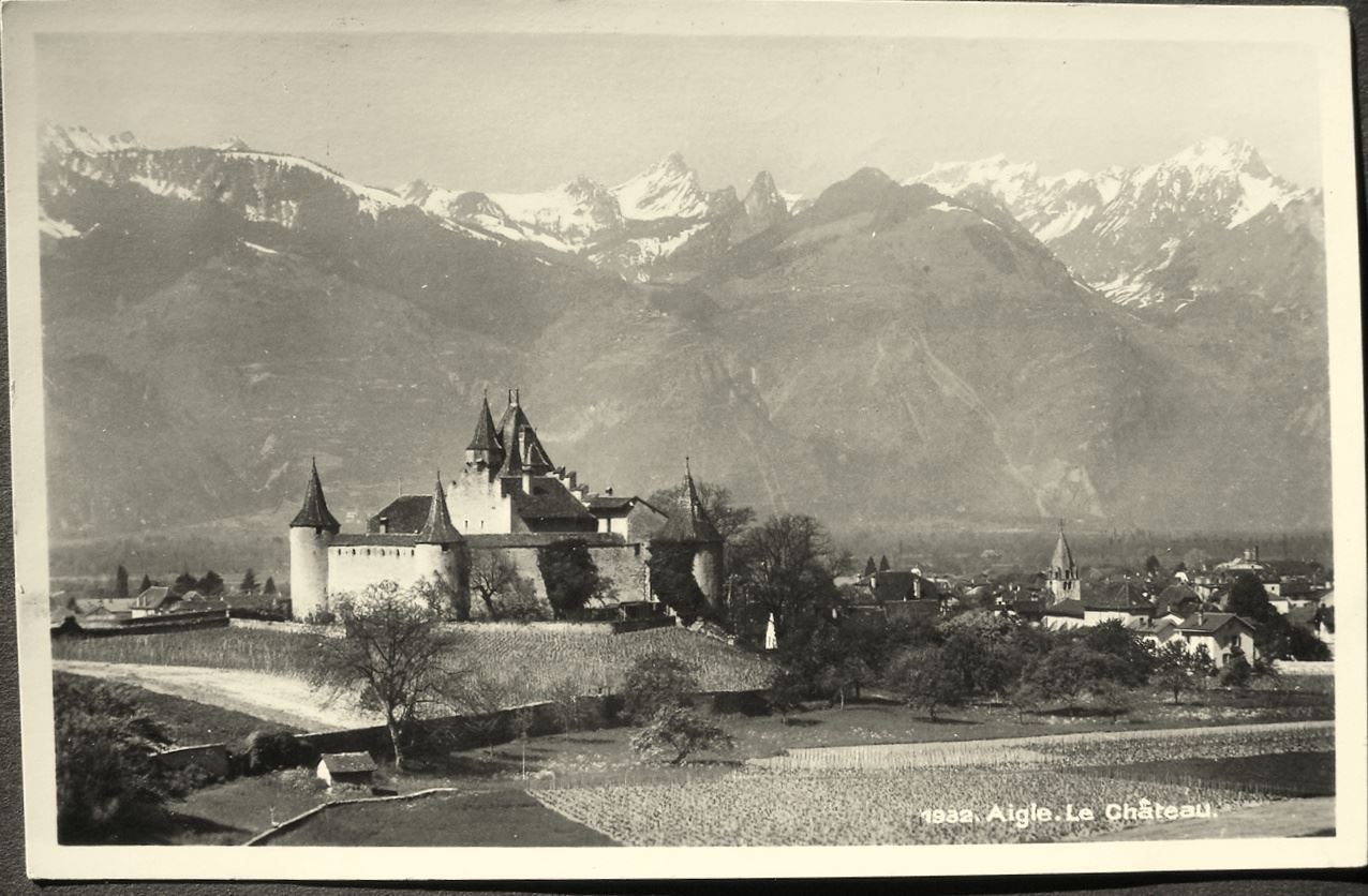 Ansichtskarten: AIGLE Le Château – Gebraucht aus Jona von philajona
