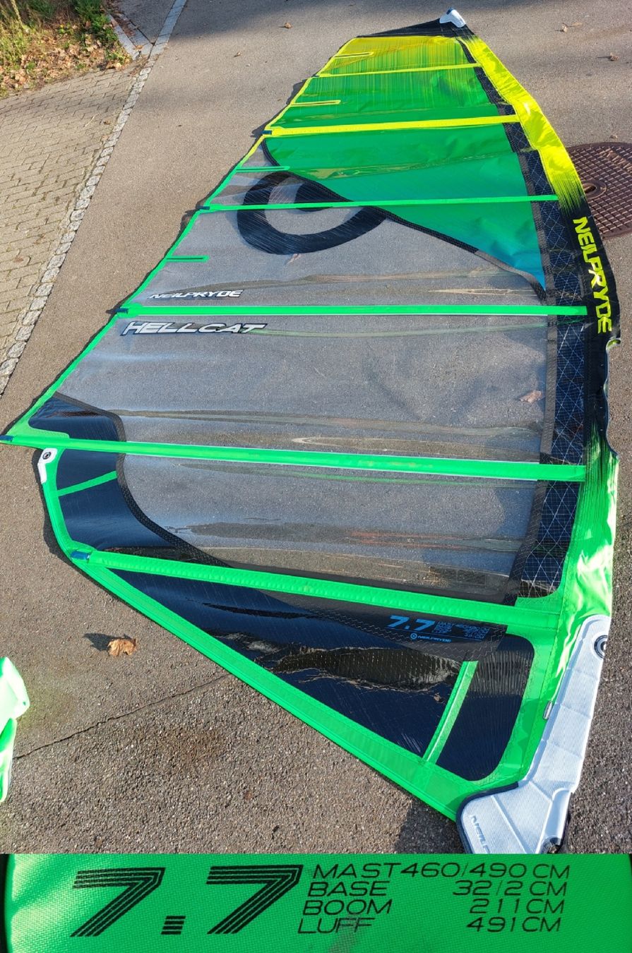 Surf:  NeilPryde Hellcat 7.7m – Usato da Fällanden venduto da Nmustang